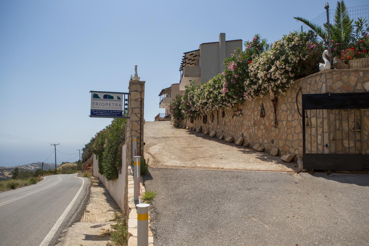 Triopetra Luxury Villas Panagia Exterior foto